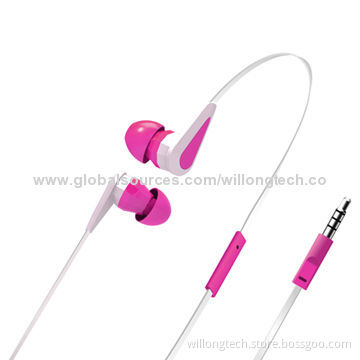 Hot-selling Handsfree Wired Stereo Earphones, Sized Ø4*1.5mm, 32 Ohms Impedance